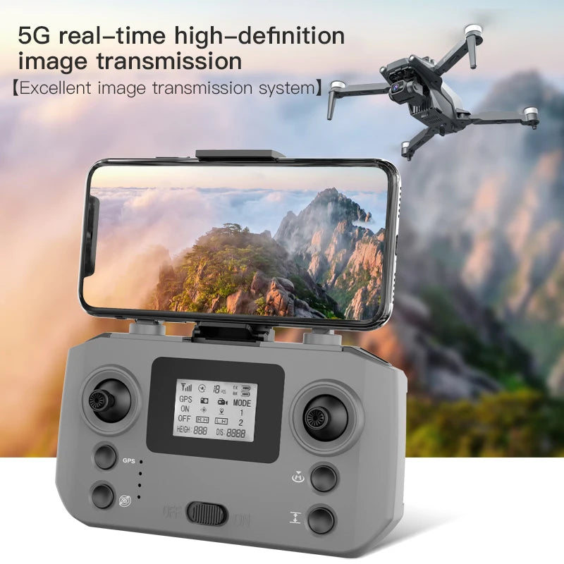 LYZRC | L600 PRO GPS Drone Professional 4K HD Dual Camera 360°