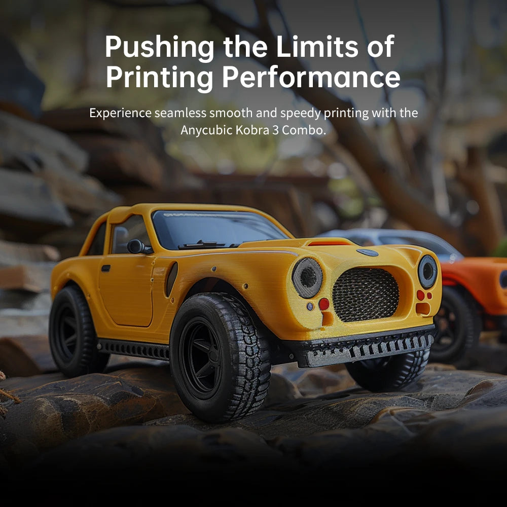 Anycubic Kobra 3 Combo – 3D-Drucker mit AMS Lite, Auto-Leveling, KI-Unterstützung | Simtiq