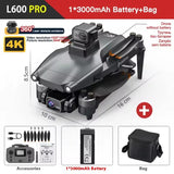 LYZRC | L600 PRO GPS Drone Professional 4K HD Dual Camera 360°